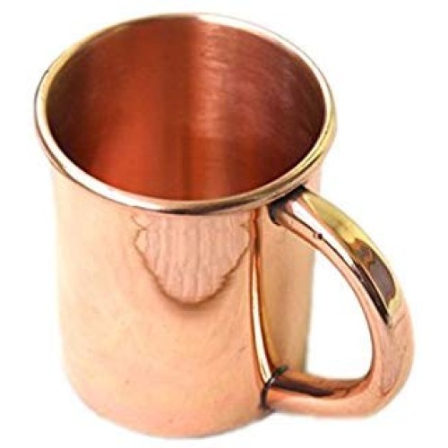 Copper Moscow Mule Shots Mug Copper Handle Capacity 4 Ounce Solid Copper Classic Moscow Mule Shot Mugs.