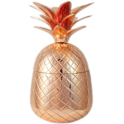 Solid Copper Pineapple Tumbler Mug with ...