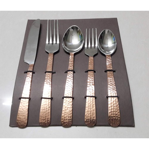 Handmade Copper and Stainless-Steel Cutl...
