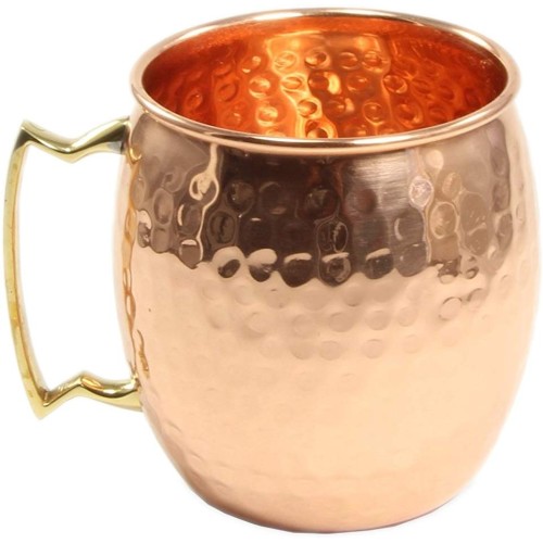 Handcrafted Hammered Copper Moscow Mule ...