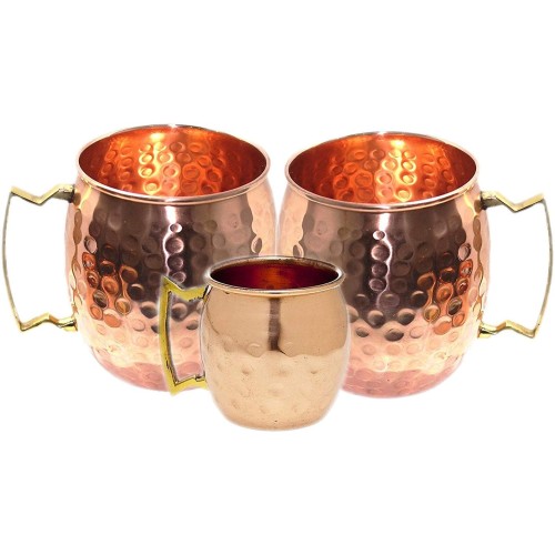 Handcrafted Hammered Copper Moscow Mule ...