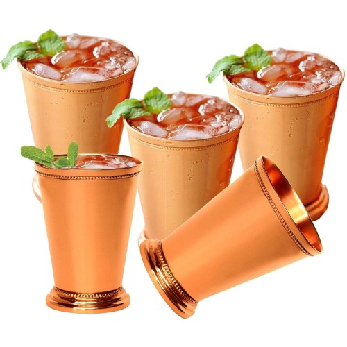 Mint Julep Cup 100% Solid Pure Copper 13...
