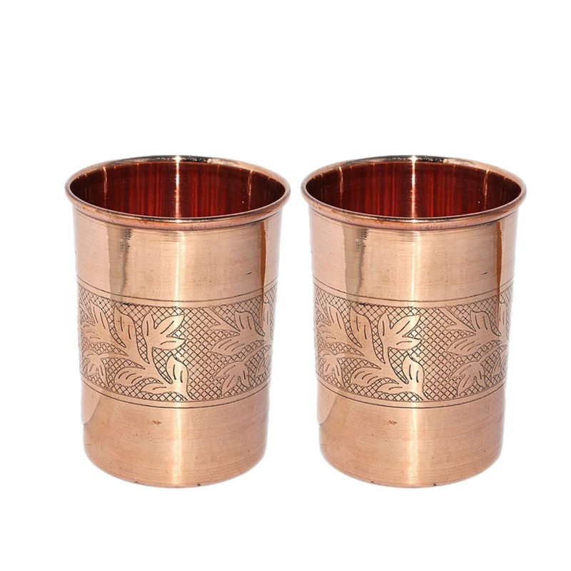 Handmade pure copper glass cup...