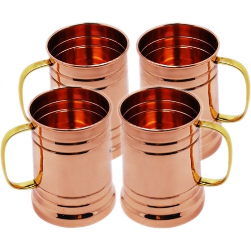 Tankard Large Moscow Mule Copper Mugs, 2...