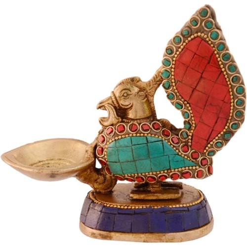Unique Peacock Deepak Deepam Diya (Kuthu...