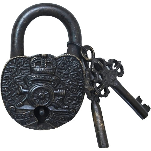 Brass Padlock - Lock with Keys - Working...