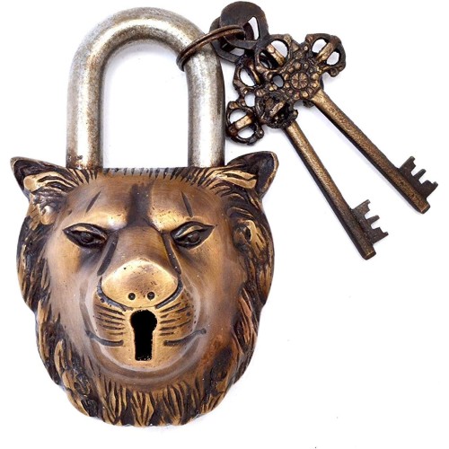 Chritmas Sale Door Lock Golden Lion Desi...