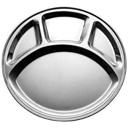 Stainless Steel Four in one Dinner Plate...