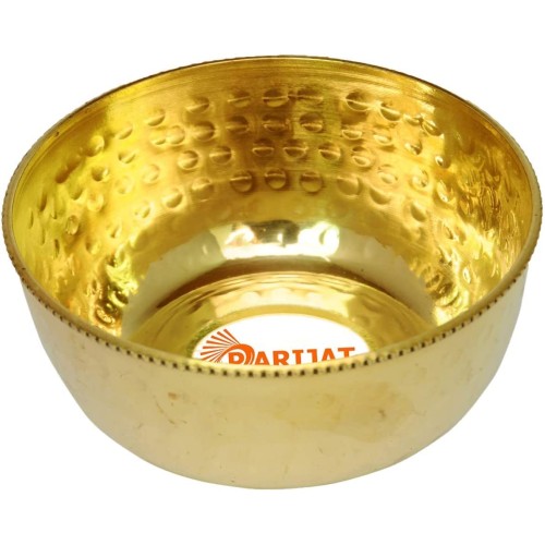Pure Brass Bowl of 1 | Plain Design | Di...